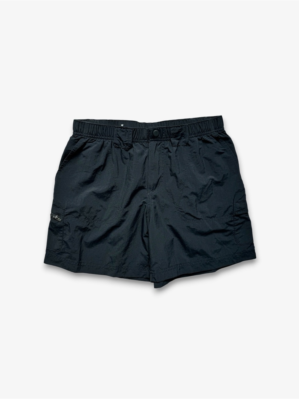 COLUMBIA Sandy River Cargo Shorts S Navy Hiking Utility Quick Dry Nylon